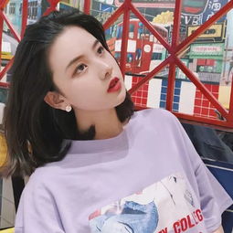 紫色系女生头像