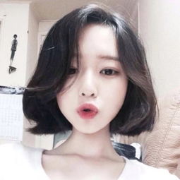 女头韩头意境唯美清新闺蜜个性短发