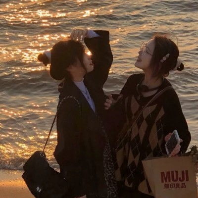 高质感ins闺蜜头像瀚海