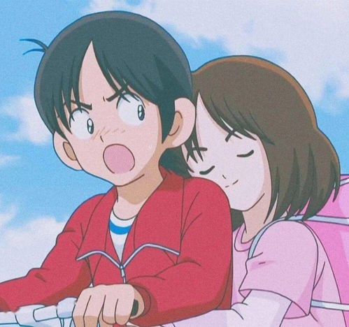 日系ins风漫画头像情侣真人头像
