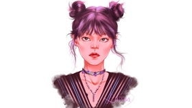 欧美人像上色教程第八集终于到眼睛了
