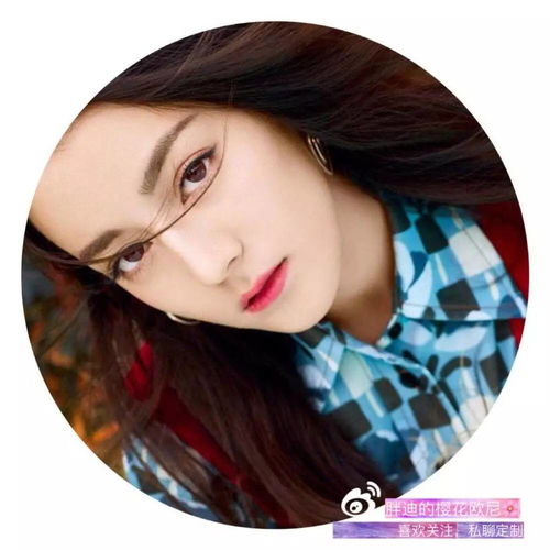 热巴小姐姐的圆形头像.