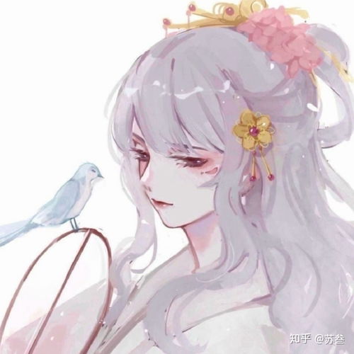 有好看的古风漫画手绘女生头像吗