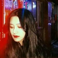 qq头像女生霓虹灯