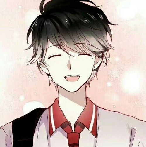 动漫男头阳光帅气