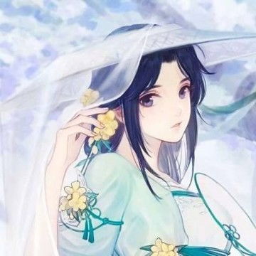 超仙气女生动漫头像拿扇子红衣古装仙气美女头像,古风头像图片
