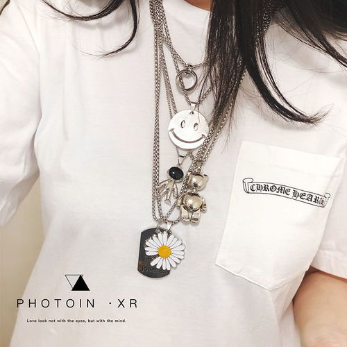 韩版长款毛衣链网红ins嘻哈吊坠街头钛钢项链个性潮男女情侣饰品