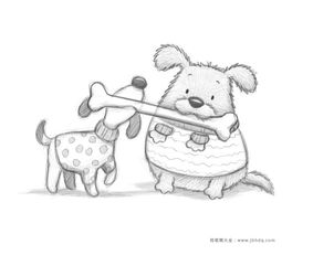 9张漂亮的动物铅笔画手绘插画新手