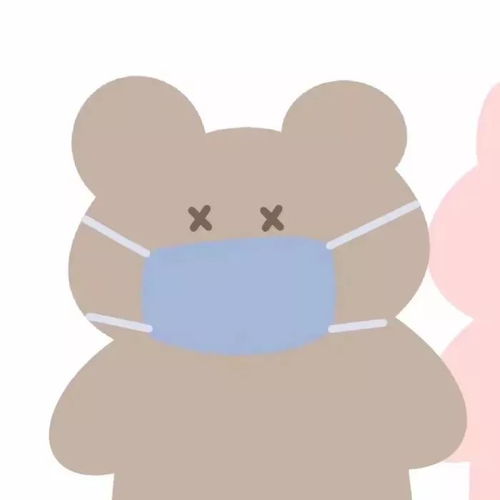 抖音超火的口罩情侣头像