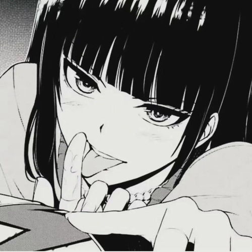动漫头像满屏男女生黑白漫画风动漫头像,值得保存