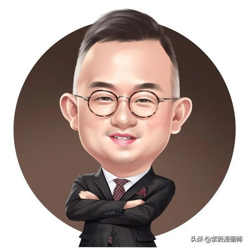 换一换你的头像吧中年大叔手绘3d头像夸张幽默有趣