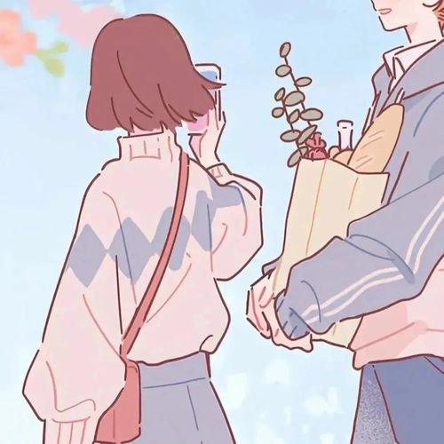ins风情侣头像