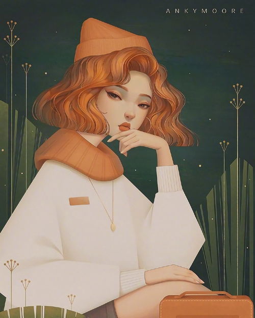 质感丰富的少女角色插画,每一张都是迪士尼在逃公主