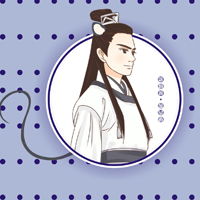 手绘张智尧头像,q版古装男星张智尧qq头像图片