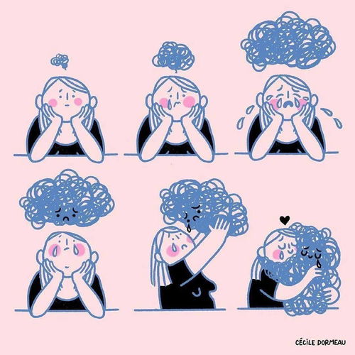 ins插画师专画女生最丑日常,26w网友一半被逗笑,一半被惹哭,她怎么敢