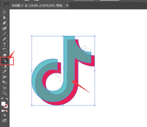ai怎么设计抖音logo
