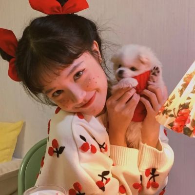 2021圣诞节最新超级甜的女头很甜的红色系高级感的女头