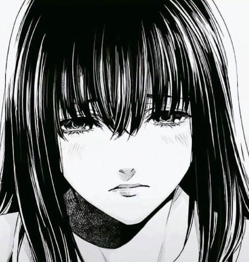 ins黑白动漫女头