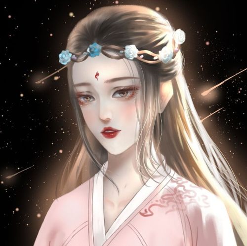 古风女生头像和你一起喝咖啡时,我从来不放糖,因为你,糖分超标