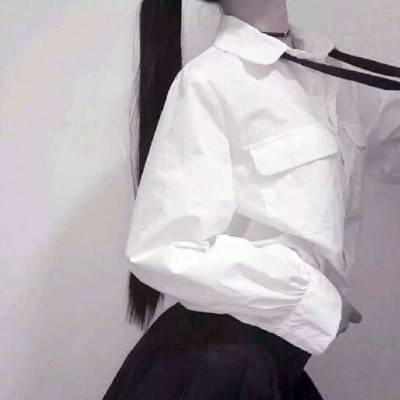女生头像ins高级质感部位衬衫