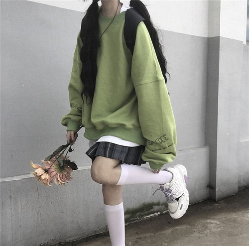 2019新款韩版bf风圆领套头宽松版卫衣女春秋薄款长袖百搭上衣ins
