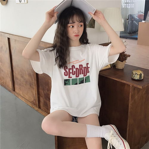 2020新款春夏纯棉ins网红怪味泫雅风mschf少女t恤amm福卡商城