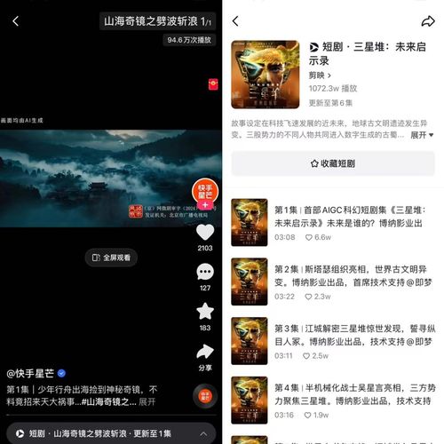 aigc短剧卷起来了没有演员全ai生成快手抖音领衔竞速