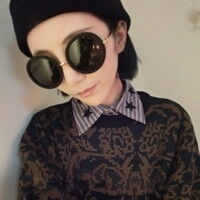 女生头像霸气墨镜