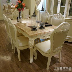 欧式大理石餐桌图片大全