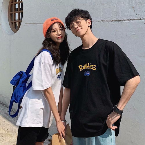 买一送一情侣装夏季皮卡丘t恤学生韩版半袖宽松潮流ins衣服短袖潮