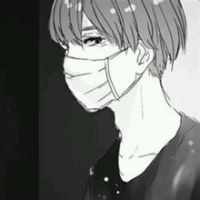 快手动漫帅气男生头像口罩