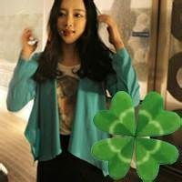 幸运草女孩图片头像微信头像图片大全