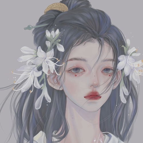 ins古风女头
