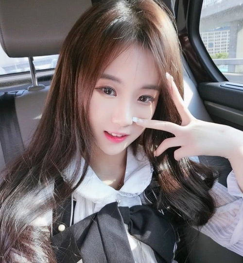 快手头像女生甜美紫色杨清柠