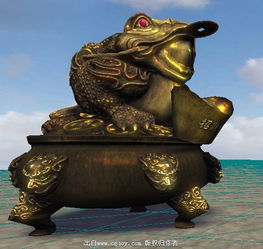 招财蟾蜍次时代模型cg模型powereddiscuz