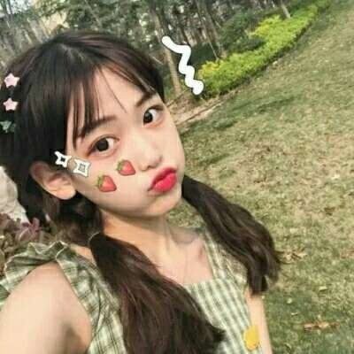可爱女生头像真人,水清不似你目澈的妹子
