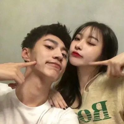 情侣头像ins唯美真人情头