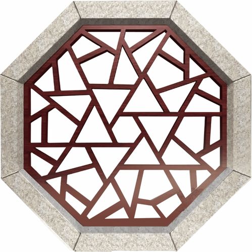 中国风古代屏风传统边框隔断花窗门窗木质纹窗户古典png免抠素材古典屏风