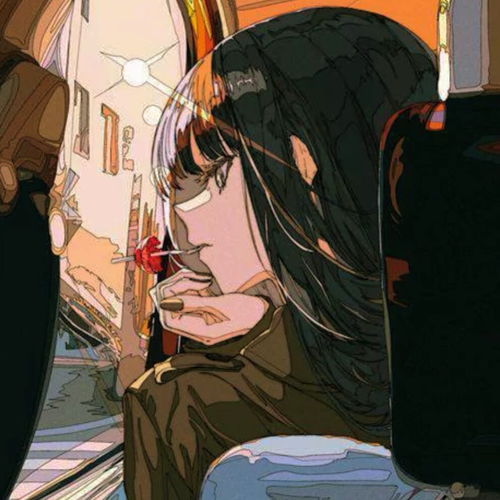 调色盘动漫图片