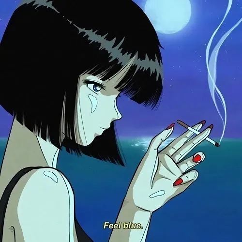 动漫女生头像今年的目标是当个乐观的行动派