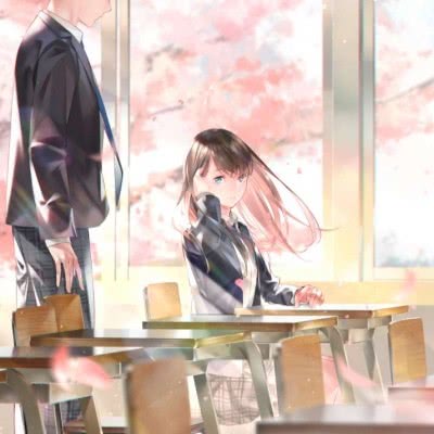 ins丧系动漫头像人生若只如初见,赌书消得泼茶香