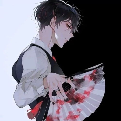 动漫男生头像我只愿你历遍山河,觉得人间值得
