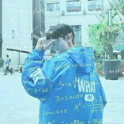 qq头像男生带公式图片霸气冷酷背影带数学公式