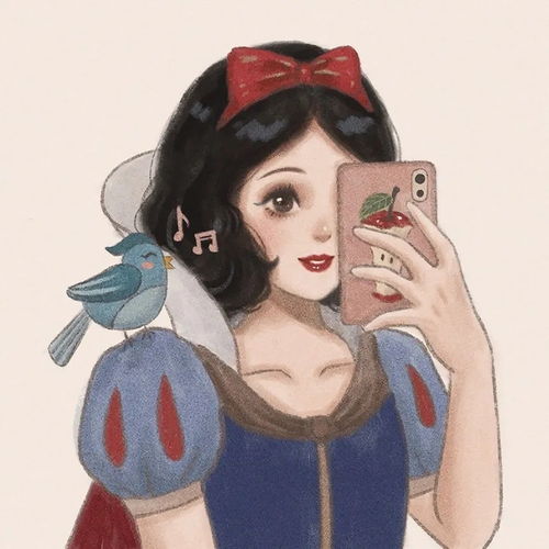 真人头像女ins高级质感迪士尼