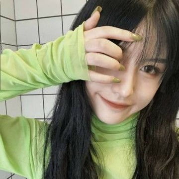 2021款绿色系女生头像,女生头像图片
