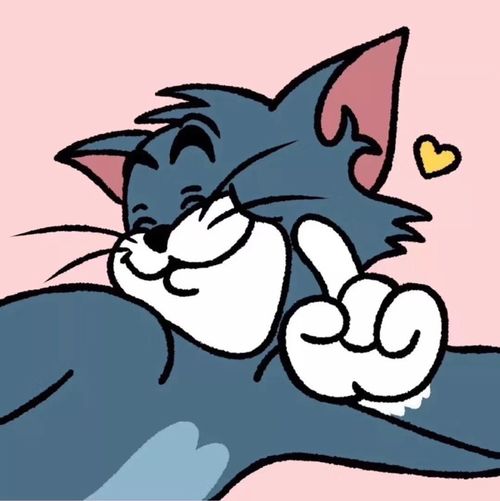 动漫女生头像ins高级质感猫和老鼠