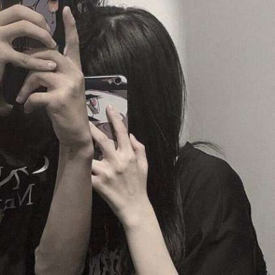 情头拿手机挡脸一对两张吃饭不刷碗
