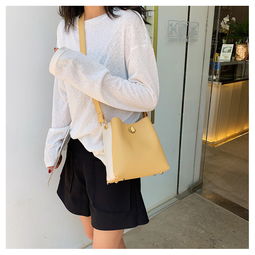 网红小包包女包秋冬复古新款2019质感斜挎包女百搭ins水桶包仙女