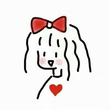 简笔画可爱女生手绘头像