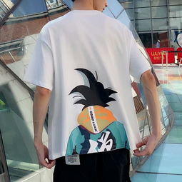 青少年卡通风格男t恤